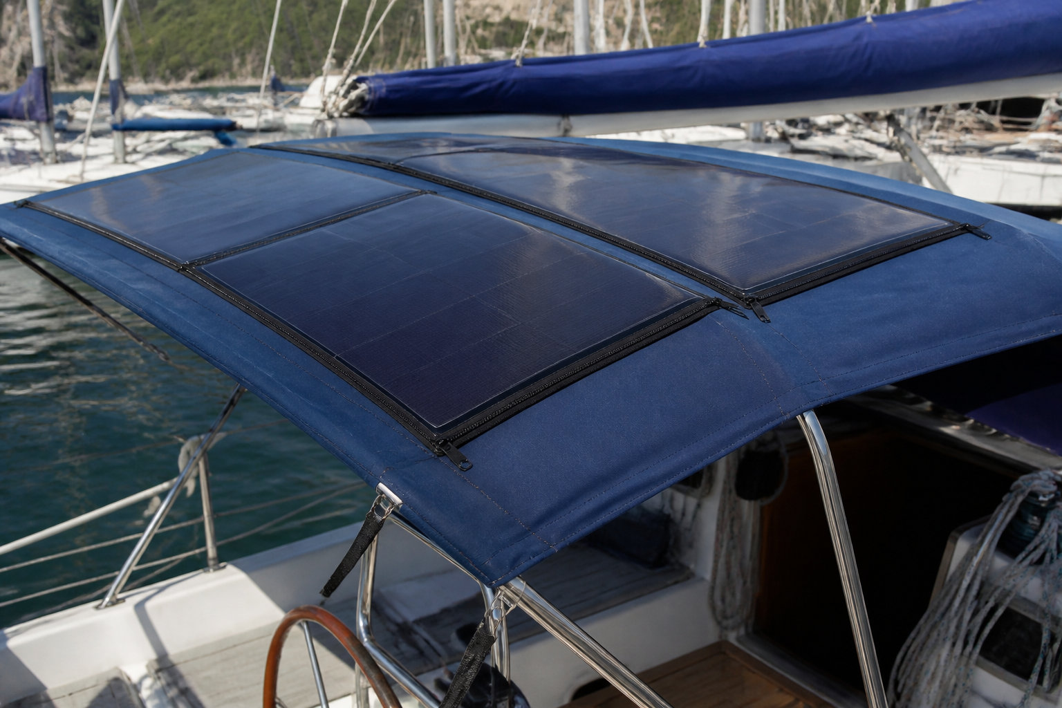 SunPower Maxeon Flexible Series for Curved Bimini Surfaces